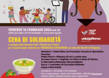 Locandina cena per whatsapp